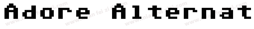 Adore Alternate字体转换
